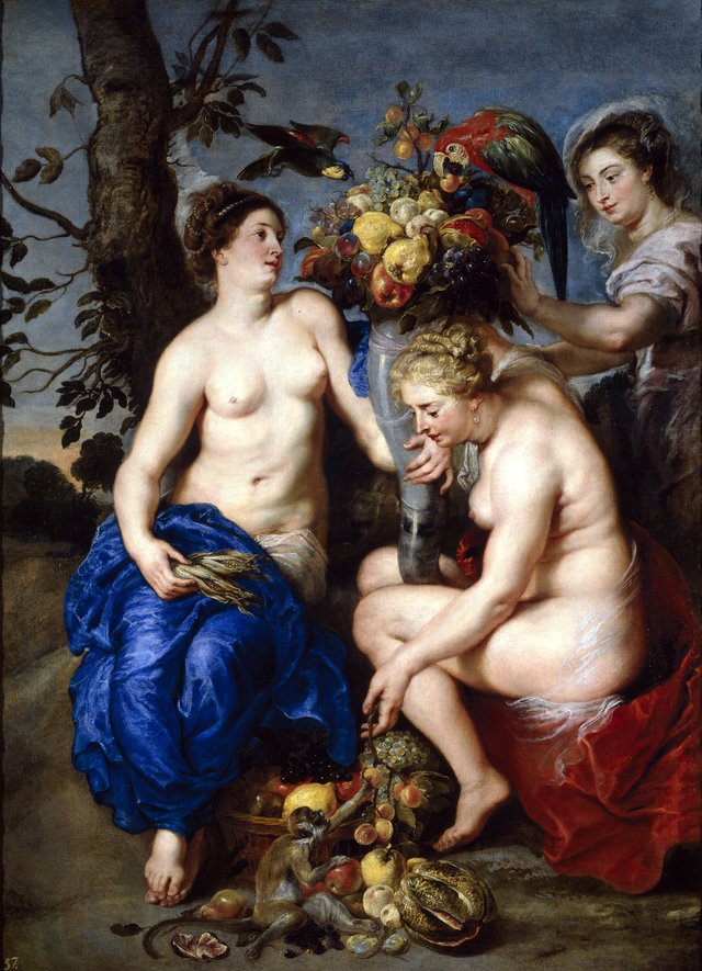 Ceres and Two Nymphs by Frans Snyders