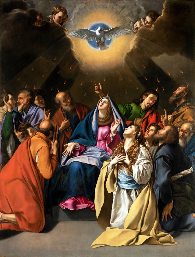 Pentecost by Juan Bautista Maíno