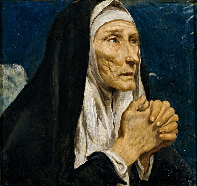 Saint Monica by Luis Tristán