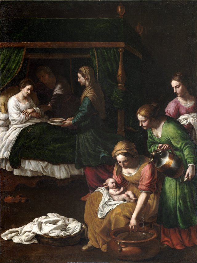 The Birth of the Virgin by Alessandro Turchi