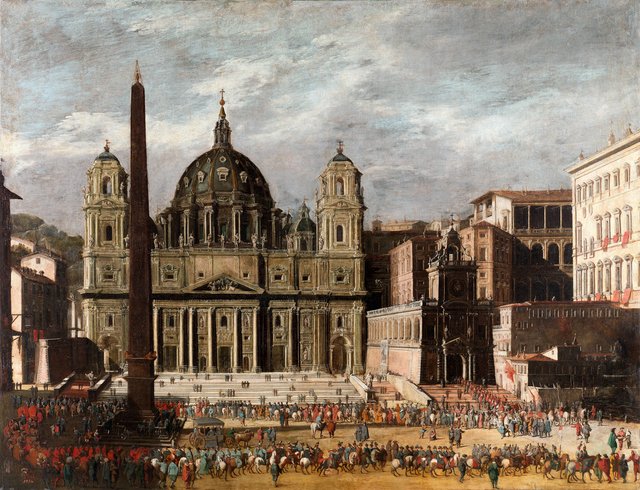 Exterior of Saint Peter’s, Rome by Viviano Codazzi
