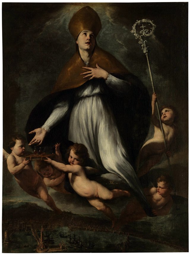 The ascension of Saint Gennaro by Andrea Vaccaro