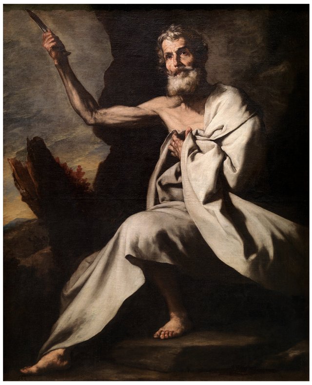 Saint Bartholomew by Jusepe de Ribera