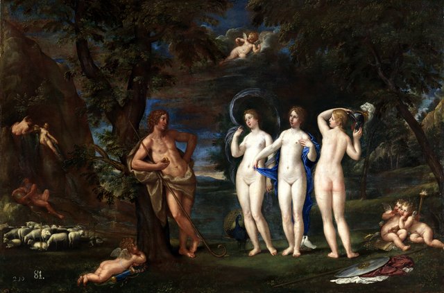 The judgement of Paris by Francesco Albani