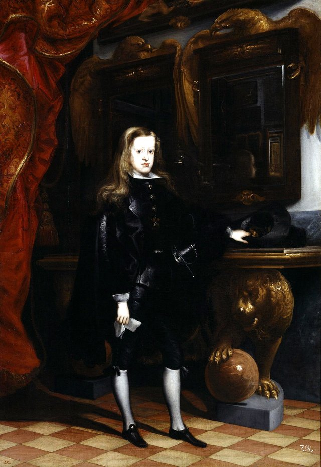 Charles II as a child by Juan Carreño de Miranda