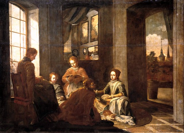 The Education of Saint Theresa by Juan García de Miranda