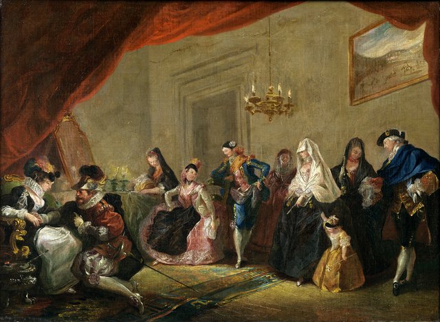 Rehearsal for a Play by Luis Paret y Alcázar