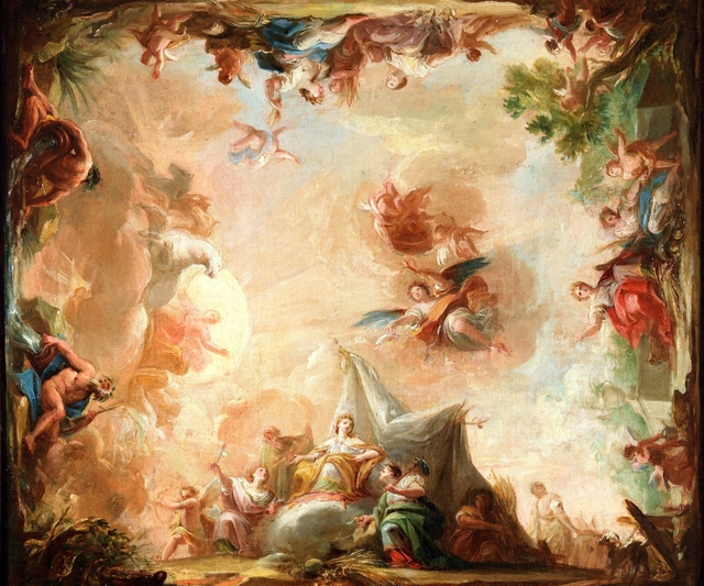 The Goddess Cybele offering her Produce to the Earth by Mariano Salvador Maella