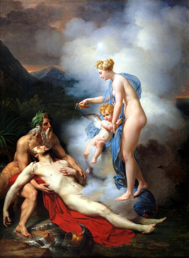 Aeneas Becomes a God by Merry-Joseph Blondel