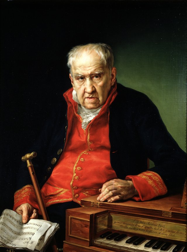 Félix Máximo López, First Organist of the Royal Chapel by Vicente López Portaña