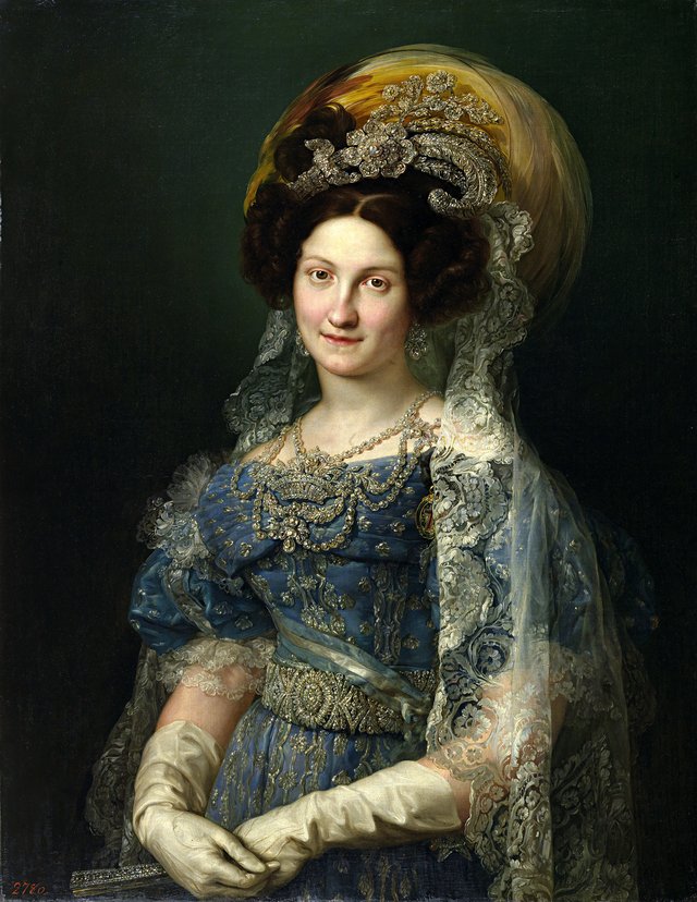 María Cristina de Borbon, Queen of Spain by Vicente López Portaña