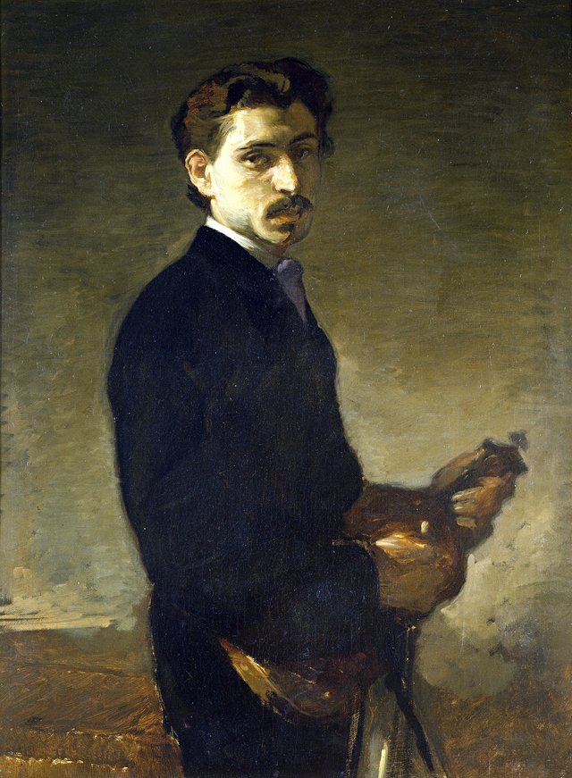 Ettore Pinelli, the Violinist by Eduardo Rosales
