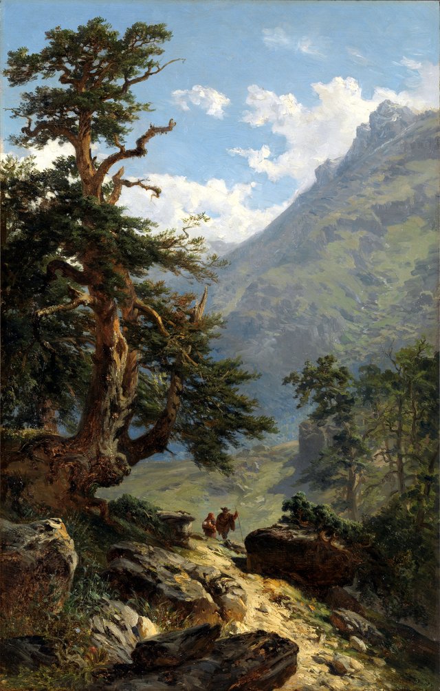 The Lane by Carlos de Haes