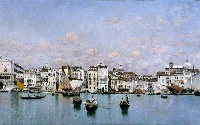 The “Riva degli Schiavoni” in Venice by Martín Rico
