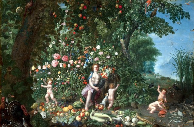 Allegory of Abundance by Jan Brueghel the Younger