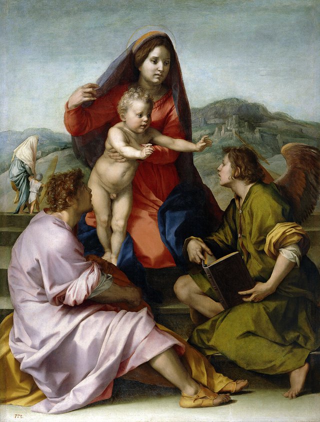 Virgin of the Stairs by Andrea del Sarto