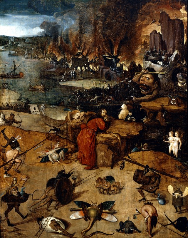 Temptation of St. Athony by Hieronymus Bosch
