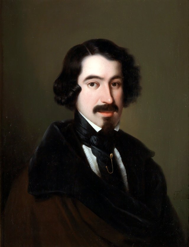 El escritor José de Espronceda by Antonio María Esquivel