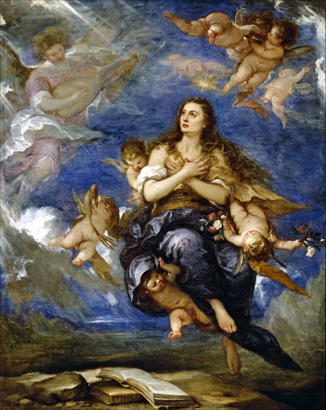 Assumption of Mary Magdalene by José Antolínez