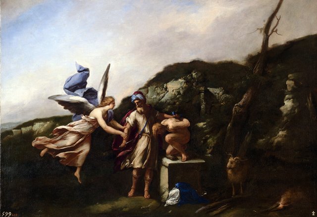 The Sacrifice of Isaac by Luca Giordano