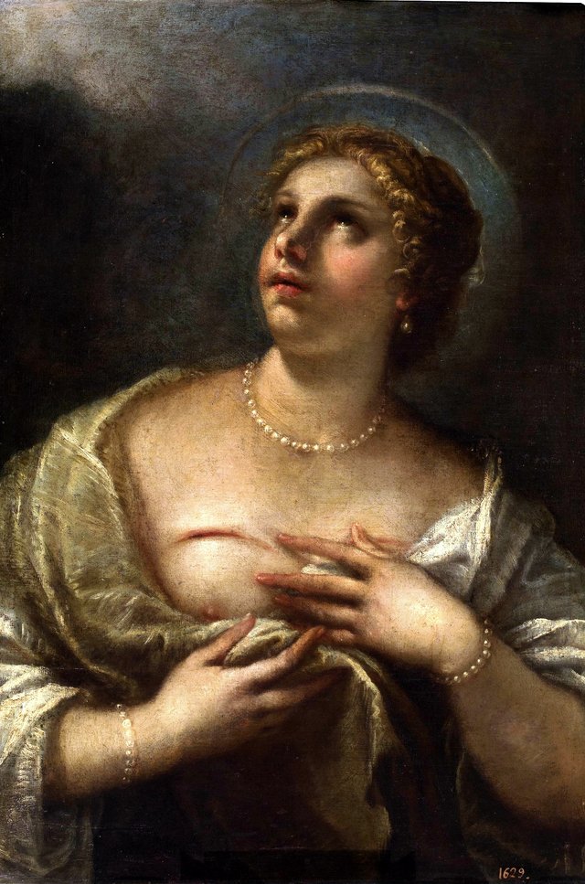 Santa Águeda by Luca Giordano