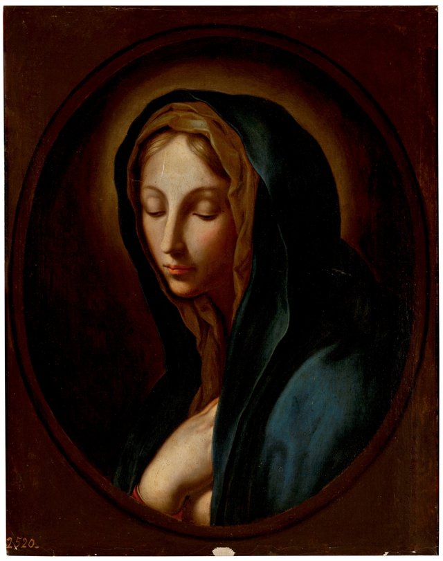 Virgin in contemplation by Carlo Maratta