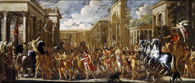 Triumphal Entry of Vespasian in Rome by Viviano Codazzi