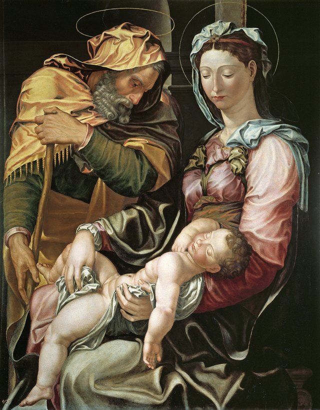 Heilige Familie by Jacopino del Conte
