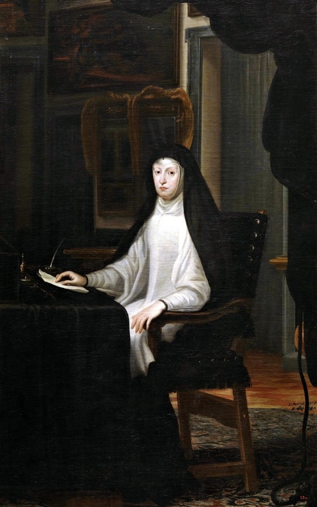 Queen Mariana de Austria as a Widow by Juan Carreño de Miranda