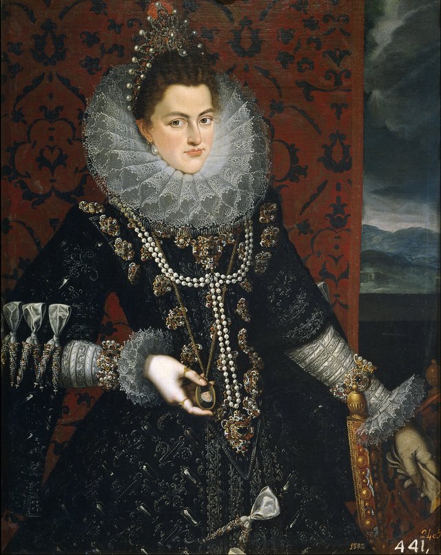 The Infanta Isabel Clara Eugenia by Juan Pantoja de la Cruz