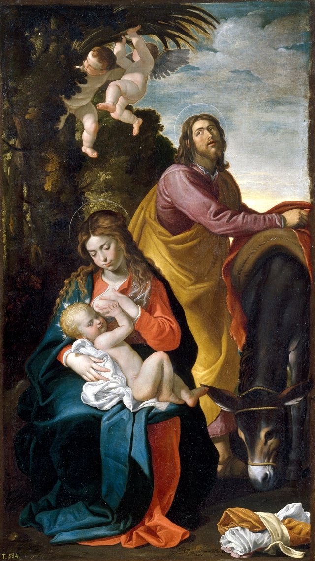 Rest on the Flight into Egypt by Bartolomé González y Serrano