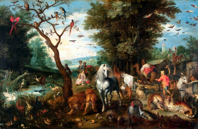 Entering Noah's Ark by Jan Brueghel the Younger