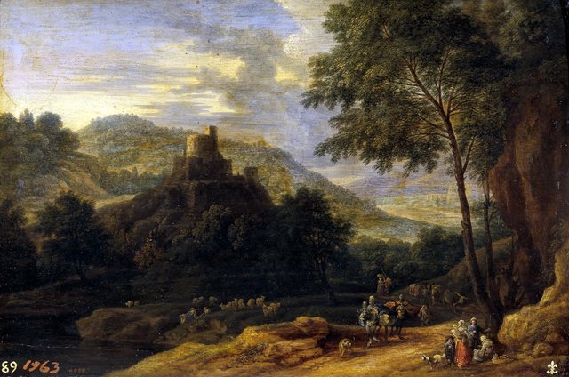 Landscape with Shepherds by Adriaen Frans Boudewyns