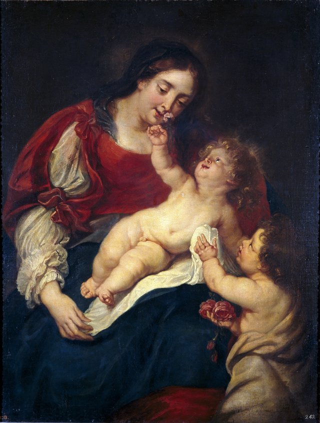 The Madonna of the Roses by Jan Thomas van Ieperen