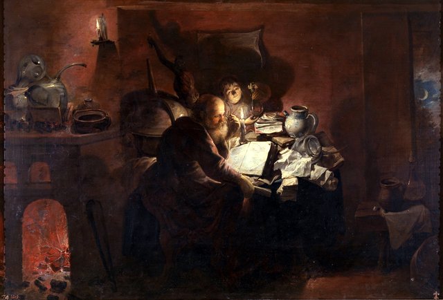 The Alchemist by David Ryckaert III