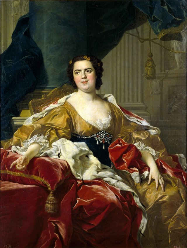 Louise-Élisabeth of France, Wife of the Infante Philip, Future Duke of Parma by Louis-Michel van Loo