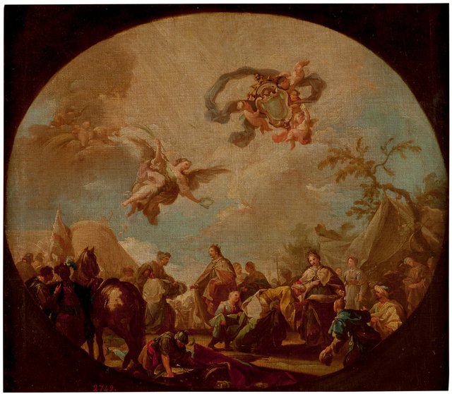 Die Übergabe von Granada (Francisco Bayeu) by Francisco Bayeu