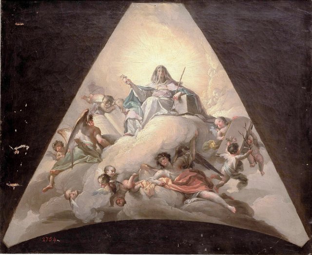 Alegoría de la Iglesia by Francisco Bayeu