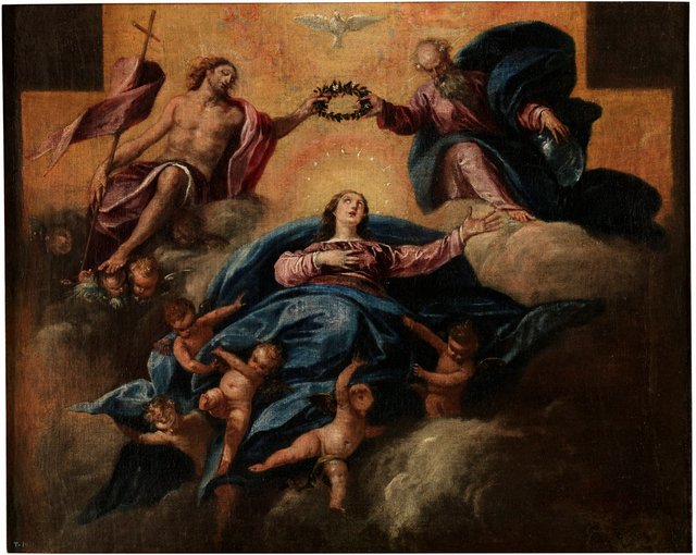 The Coronation of the Virgin by Sebastián Herrera Barnuevo