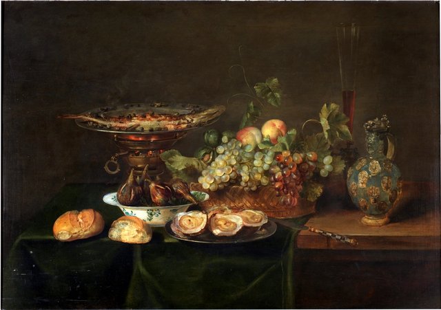 PBanquet still life by Frans Ykens