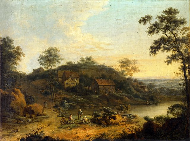 Landscape by Johann Christian Vollerdt
