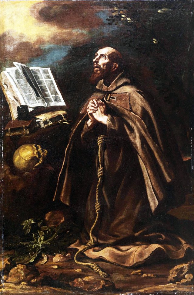 Saint Peter of Alcántara by Luis Tristán