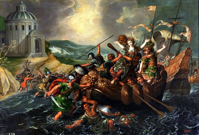 The Rape of Helen by Juan de la Corte by Juan de la Corte