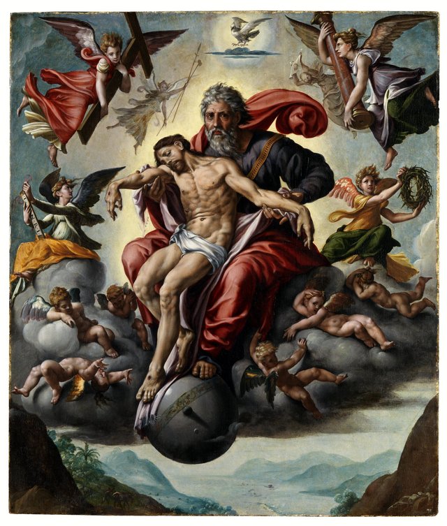 Holy Trinity by Jan Cornelisz Vermeyen