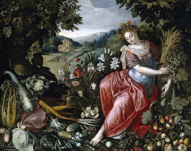 The earth by Maerten de Vos