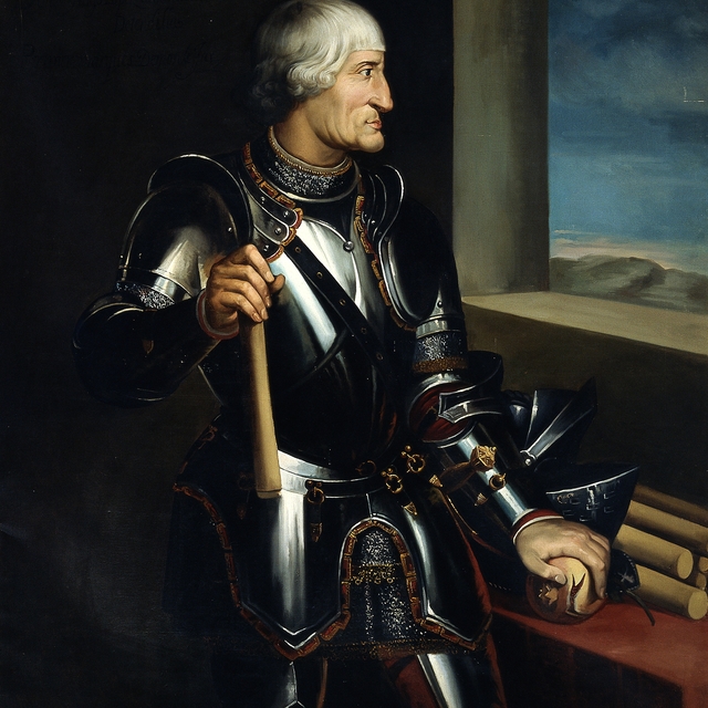 Íñigo López de Mendoza II conde de Tendilla y I marqués de Mondéjar (copia) by Francisco Díaz Carreño
