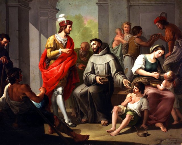 San Francisco y los pobres by José Camarón y Bonanat
