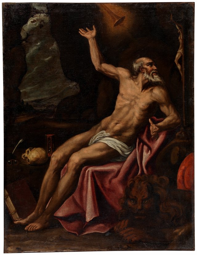 Saint Jerome by Luis Tristán