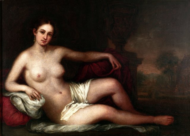 Maja sevillana by José Gutiérrez de la Vega