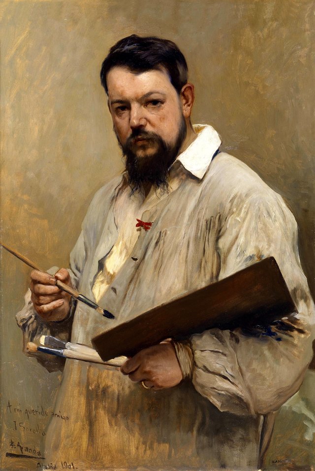 The painter Joaquin Sorolla by José Jiménez Aranda